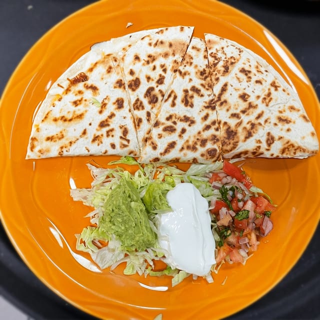 Shrimp Quesadilla.